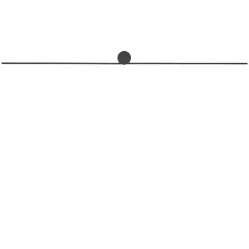 Kinkiety obrazowe SPIN LED 16W 600lm 3000K L Czarny 10371 Nowodvorski