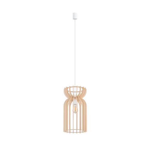 Lampa wisząca KYMI A Naturalne drewno 10570 Nowodvorski