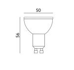 Żarówka LED GU10 7W barwa CIEPŁOBIAŁA KAGU7,0CBPOM Kobi