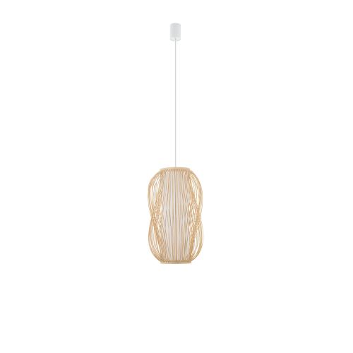 Lampa wisząca sufitowa PUKET M bambusowy klosz 11161 Nowodvorski