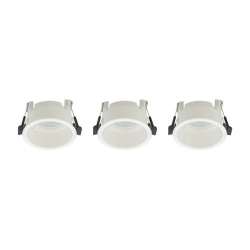 Oczko podtynkowe GU10 CUP 3 PC SET Biały 10793 - 3 szt. Nowodvorski Lighting