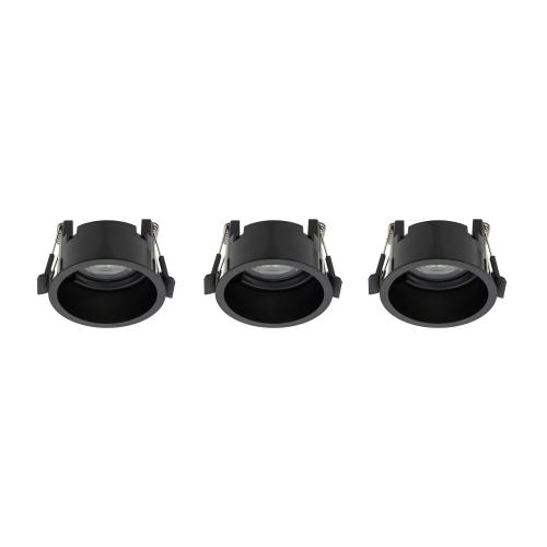 Oczko podtynkowe GU10 CUP 3 PC SET Czarny - 3 szt. 10794 Nowodvorski Lighting