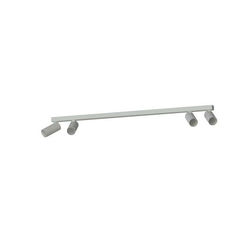 Listwa z regulowanymi reflektorkami FOURTY IV 4xGU10 R35 Silk gray 11438 Nowodvorski