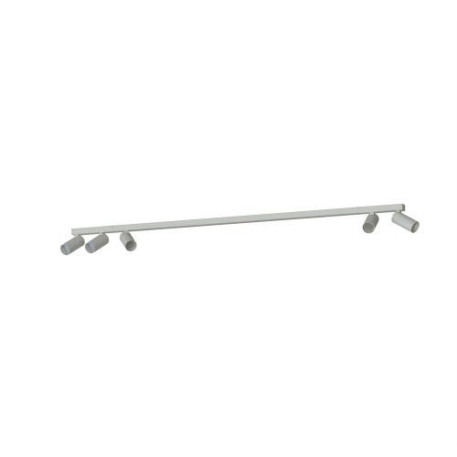 Listwa z regulowanymi reflektorkami FOURTY V 5xGU10 R35 Silk gray 11440 Nowodvorski