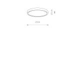 Lampa sufitowa plafon MULTI LED biały zmiana mocy i barwy 11357 Nowodvorski