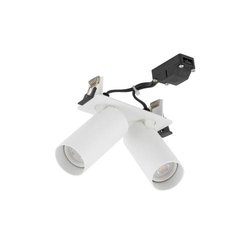 Lampa podtynkowa FOURTY SURFACE z dwoma reflektorkami na GU10 do przedpokoju 11443 Nowodvorski