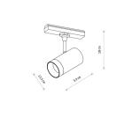 Reflektorek do systemu niskonapięciowego UT-LVM SPOT LED 12W 11342 Nowodvorski
