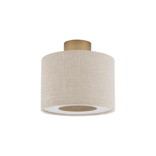 Lampa sufitowa SANTANA S 11650 Nowodvorski kremowa z tkaniny – plafon E27 w stylu modern classic
