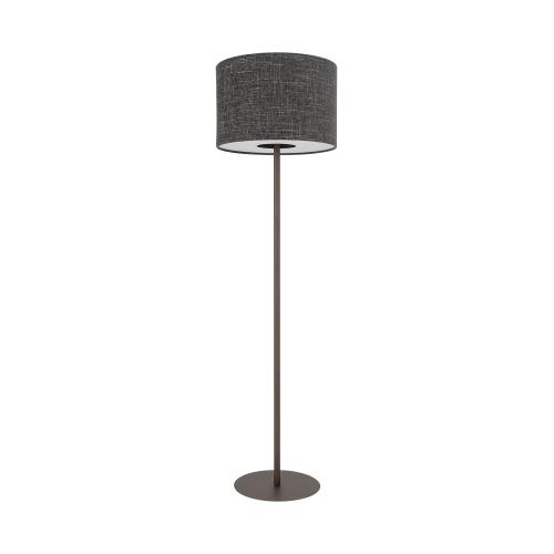 Lampa podłogowa AMARELA 11663 Nowodvorski elegancka lampa stojąca w kolorze czarnego melanżu do sypialni, gwint E27
