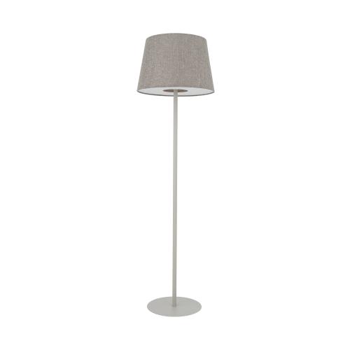 Lampa podłogowa TUTOIA 11683 Nowodvorski beżowa z abażurem nowoczesna lampa stojąca E27 do sypialni