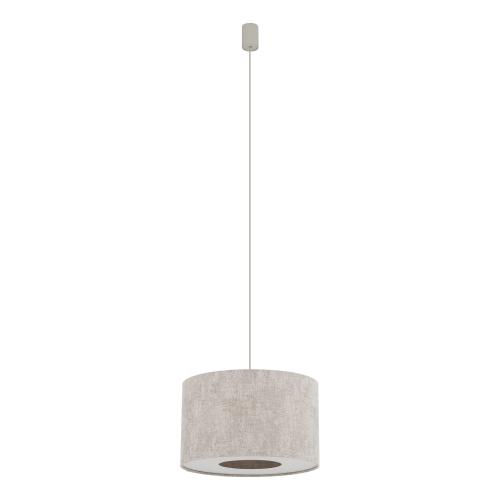 Lampa wisząca CEDRO S 11664 Nowodvorski beżowa z tkaniny – elegancki klosz na E27 w stylu klasycznym