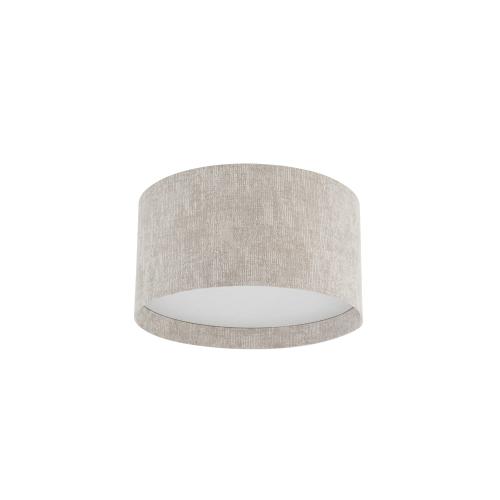 Lampa sufitowa CEDRO S 11670 Nowodvorski beżowy plafon w stylu classic z abażurem 35 cm, E27 LED, oświetlenie do salonu i sypialni