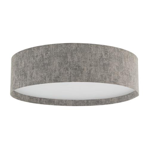 Plafon sufitowy LAGO M 11680 Nowodvorski szary z tkaniny, 4 źródła światła E27, 65 cm elegancka lampa do salonu i jadalni
