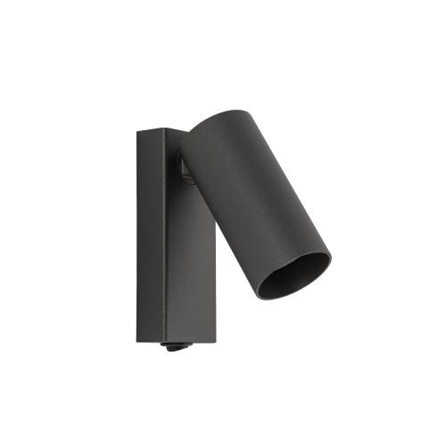 Kinkiet regulowany FOURTY 11766 Nowodvorski UMBRA GRAY nowoczesny design z wbudowanym włącznikiem, GU10 R35