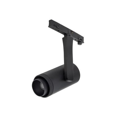 Reflektorek ZOOM LED 7W 3000K 300lm 15-45° czarna system niskonapięciowy NANO-LVM 11715 Nowodvorski