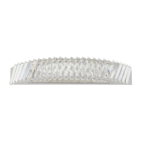 Kinkiet LUXORA LED 11711 Nowodvorski kryształowy ścienny 20W, 3000K, 1400 lm nowoczesne oświetlenie do salonu