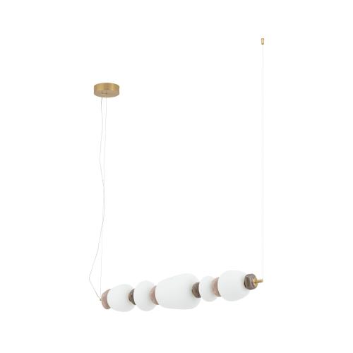 Lampa wisząca CERAMIC LED 11699 Nowodvorski szary, ceramiczny żyrandol zintegrowany LED 26W, 2000lm, 3000K