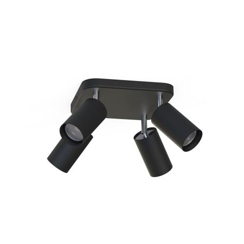 LAMPA SUFITOWA EYE SPOT BLACK IV PLAFON 6022 Nowodvorski