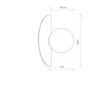 Kinkiety SATURN S 12600 Nowodvorski