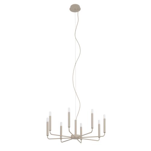 Lampa wisząca żyrandol ORTO beżowy 8xE14 12525 Nowodvorski