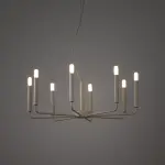 Lampa wisząca żyrandol ORTO beżowy 8xE14 12525 Nowodvorski