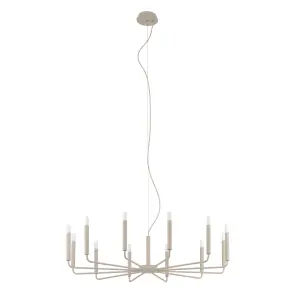 Lampa wisząca żyrandol ORTO B beżowy 12xE14 12526 Nowodvorski