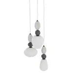 Lampa wisząca CORALS szklano-ceramiczne klosze gwint 3xE27 do salonu 11975 Nowodvorski