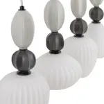 Lampa wisząca CORALS zwisy na listwie dekoracyjne klosze 4xE27 do salonu 11976 Nowodvorski
