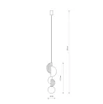 Lampa wisząca DROPS COLOR A gwint G9 szklany klosz kula11194 Nowodvorski