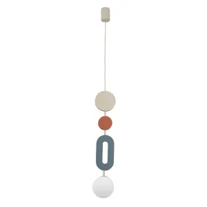 Lampa wisząca DROPS COLOR B gwint G9 klosz kula szkło 11195 Nowodvorski