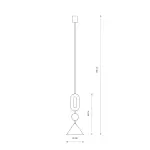 Lampa wisząca DROPS COLOR E 11192 Nowodvorski
