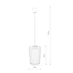 Lampa wisząca KENAI B Terakota 12223 Nowodvorski
