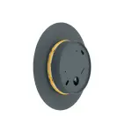Kinkiet RING LED S 7W Szary błękit LED 60lm 3000K Ø15cm 12666 Nowodvorski