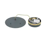 Kinkiet RING LED S 7W Szary błękit LED 60lm 3000K Ø15cm 12666 Nowodvorski