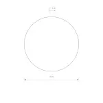 Kinkiet RING LED M 10W Szałwiowy LED 130lm 3000K Ø25cm 12662 Nowodvorski