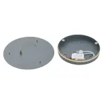Kinkiet RING LED M 10W Szary błękit LED 130lm 3000K Ø25cm 12665 Nowodvorski