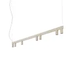 Lampa wisząca FOURTY LINE LED 8W + 7xGU10 beżowa 12294 Nowodvorski
