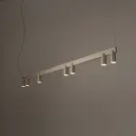 Lampa wisząca FOURTY LINE LED 8W + 7xGU10 beżowa 12294 Nowodvorski