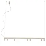 Lampa wisząca FOURTY LINE LED 8W + 7xGU10 beżowa 12294 Nowodvorski