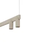 Lampa wisząca FOURTY LINE LED 8W + 7xGU10 beżowa 12294 Nowodvorski