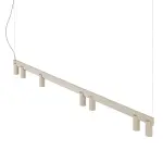 Lampa wisząca FOURTY LINE LED 8W + 7xGU10 beżowa 12294 Nowodvorski