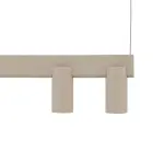 Lampa wisząca FOURTY LINE LED 8W + 7xGU10 beżowa 12294 Nowodvorski