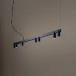 Lampa wisząca FOURTY LINE LED 8W + 7xGU10 granatowa 12293 Nowodvorski