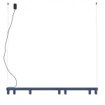 Lampa wisząca FOURTY LINE LED 8W + 7xGU10 granatowa 12293 Nowodvorski