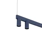Lampa wisząca FOURTY LINE LED 8W + 7xGU10 granatowa 12293 Nowodvorski
