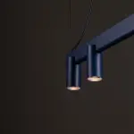 Lampa wisząca FOURTY LINE LED 8W + 7xGU10 granatowa 12293 Nowodvorski