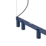 Lampa wisząca FOURTY LINE LED 8W + 7xGU10 granatowa 12293 Nowodvorski