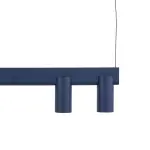 Lampa wisząca FOURTY LINE LED 8W + 7xGU10 granatowa 12293 Nowodvorski