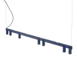 Lampa wisząca FOURTY LINE LED 8W + 7xGU10 granatowa 12293 Nowodvorski