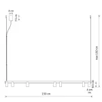 Lampa wisząca FOURTY  LINE LED 8W + 7xGU10 terakota 12423 Nowodvorski